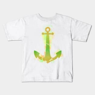 Anchored (Green) Kids T-Shirt